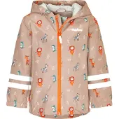 Playshoes Funktionsjakke brokade / petroleum / mørkeorange / hvid
