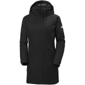 Helly Hansen Aden Long Insulated regnfrakke, sort