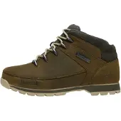 Timberland - Støvler - Euro Sprint Mid Lace Up Boot Dk Green Nubuck W Camo til Unisex - Størrelse 8,5 US