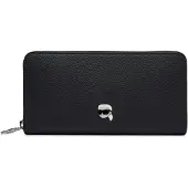 Karl Lagerfeld Tegnebog 'Ikon Pebble Continental' sort