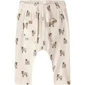 Lil´ Atelier Bukser - NbmGavo - Loose - Turtledove/Sheep - - 62 - Bukser - Bomuld