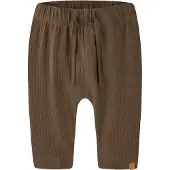 Lil´ Atelier Bukser - NbmGabo - Rib - Teak - - 68 - Bukser - Bomuld