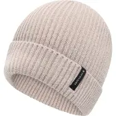 Didriksons Hue - Strik/Rib - Buz Kids - Beach Beige - - 52-54 cm - Hue