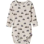 Name it Body l/æ - NbmLudwig - Peyote Melange - - 1 år (80) - Body L/Æ