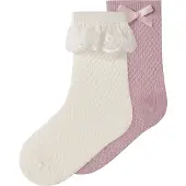 Name it Strømper - NmfWakma - 2-Pak - Violet Ice/2P Violet Ice + - - 31/33 - Strømper