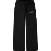 Name It Kids Sweatpants - Wide - NkfLioca - Black - - 8 år (128) - Sweatpants