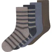 Name It Kids Strømper - 4-pak - Uld/Bomuld - NkmWak - Folkstone Gray/ - - 34/36 - Strømper