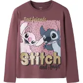 Name it Bluse - Noos - NkfAdara - Stitch - Wild Ginger - - 5 år (110) - Bluse