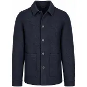 Suitable Overshirt Wool Bouclé Marineblå Blå Mørkeblå måle