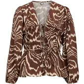Object Bindelukning Foran Bluse