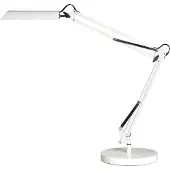 Unilux Bordlampe Unilux Swingo med fod & bordklemme hvid