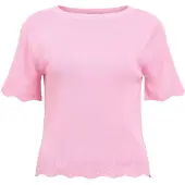 Object Scallop Ribbet Top
