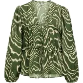 Object Bindelukning Foran Bluse