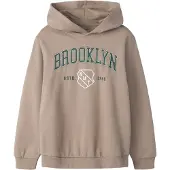 Name It Kids Sweatshirt mørkebeige / mørkegrøn