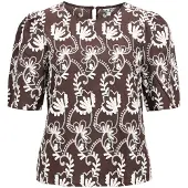 Object Broderet Bluse