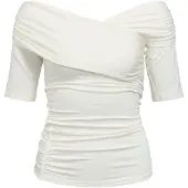 Object Off-shoulder Rynkeeffekt Top