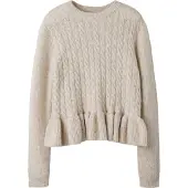 Name it Bluse - Strik - NkfLinda - Peyote - - 7-8 år (122-128) - Bluse