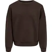 Kids Only Sweashirt - KogSweat - Coffee Bean - - 7-8 år (122-128) - Sweatshirt