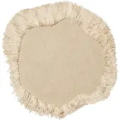 Ferm Living Norte juletræstæppe Ø120 cm Natural