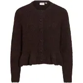 Vila Vbows Knaplukning Strikket Cardigan