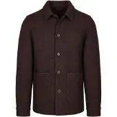 Suitable Overshirt Wool Bouclé Brun måle