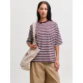 JJXX Shirts purpur / hvid