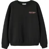 Name It Kids Sweatshirt 'NKFOMONO' creme / oliven / rosé / sort