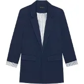 Anna field Blazer mørkeblå