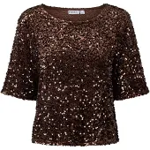 Pieces Bluse 'PCKAMMY' brun