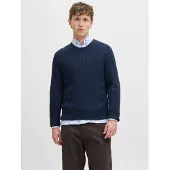 Jack & Jones Ensfarvet Striktrøje