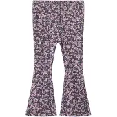 Name it Bukser aubergine / pastellilla