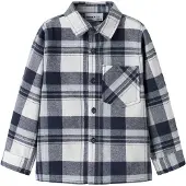 Name it Skjorte mørkeblå / offwhite