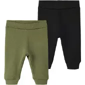 Name it Bukser oliven / sort