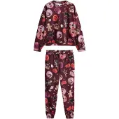Next Pyjamas lyselilla / mørkeorange / burgunder / sort