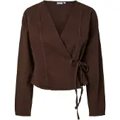 Pieces Shirts 'PCSILVIA' brun