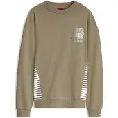 HUGO x RB sweatshirt i bomuld med tyremotiv