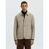 Selected Jakke 'SLHLandon' sand / grå