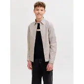 JACK&JONES JUNIOR Skjorte - Bomuld/Hør - JjeBreeze - String - - 8 år (128) - Skjorte