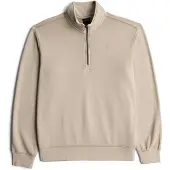 G-Star Unit Washed Half Zip Sweater - Beige - Men