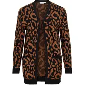 Vila Cardigan 'VITif' karamel / sort