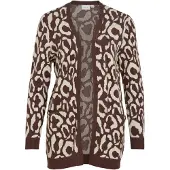 Vila Cardigan 'VITif' choko / offwhite