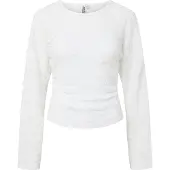 Pieces Pcalli Blonde Top Med Lange Ærmer
