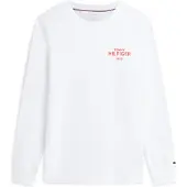 Tommy Hilfiger Bluser & t-shirts '1985' lys rød / hvid