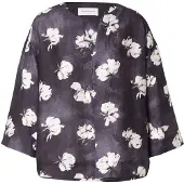 MSCH Copenhagen Bluse 'Albury Rianne' sort / hvid