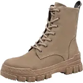 Tamaris Snørestøvletter mørkebeige