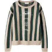Name it Pullover beige / grøn