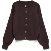 Vero Moda Cardigan 'Noella' mørkebrun