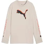 Puma Shirts 'STREET' beige / orange / sort