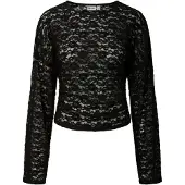 Pieces Pcalli Blonde Top Med Lange Ærmer
