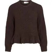 Vila Pullover 'VIBows' brun